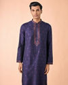 Royale Dark Blue Kurta Pajama